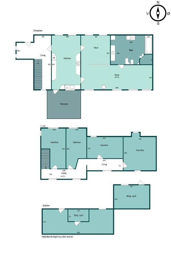 210 M2 Hus Til 8 Gaester - 5 Km Fra Nyt Stort Vandland Nordborg Εξωτερικό φωτογραφία